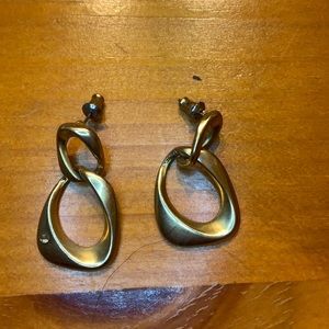 Golf dangly vintage earrings
